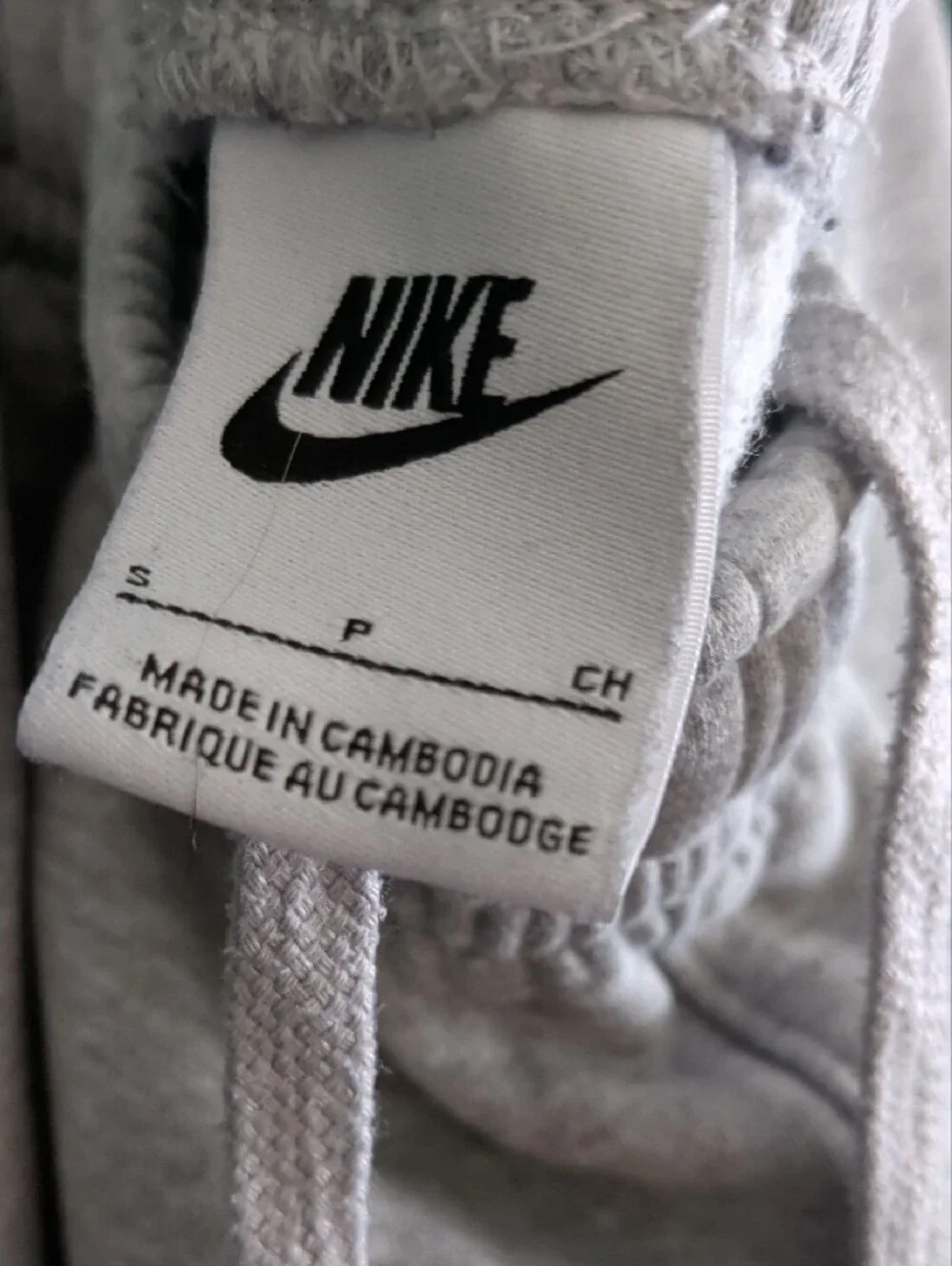 Nike Light Gray Kids Cargo Joggers